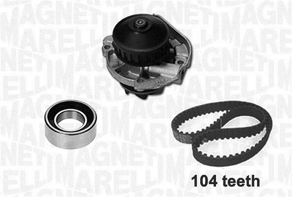 Magneti Marelli Wasserpumpe + Zahnriemensatz [Hersteller-Nr. 341405660001] für Fiat