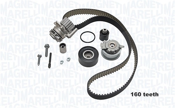 Magneti Marelli Wasserpumpe + Zahnriemensatz [Hersteller-Nr. 341406440001] für Skoda, Audi, Seat, VW