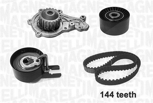 Magneti Marelli Wasserpumpe + Zahnriemensatz [Hersteller-Nr. 341406450001] für Mazda, Citroën, Peugeot, Toyota, Ford
