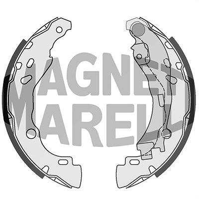Magneti Marelli Bremsbacke [Hersteller-Nr. 360219198291] für Peugeot, Lancia, Citroën