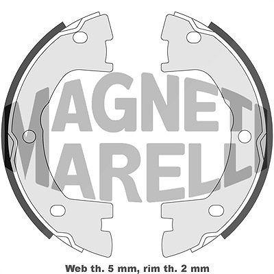 Magneti Marelli Bremsbacke [Hersteller-Nr. 360219198295] für Renault Trucks, Iveco