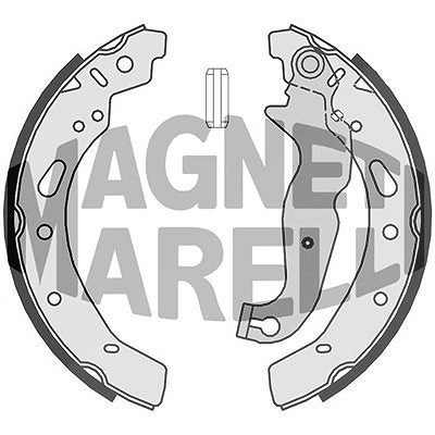 Magneti Marelli Bremsbacke [Hersteller-Nr. 360219198348] für Mazda
