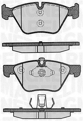 Magneti Marelli Bremsbelagsatz, Scheibenbremse [Hersteller-Nr. 363916060160] für BMW