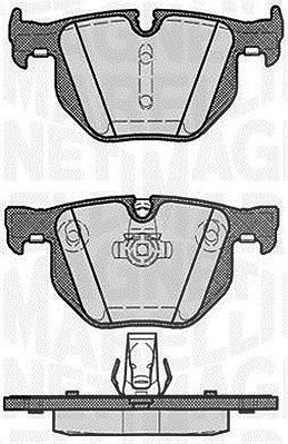 Magneti Marelli Bremsbelagsatz, Scheibenbremse [Hersteller-Nr. 363916060161] für BMW