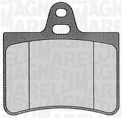 Magneti Marelli Bremsbelagsatz, Scheibenbremse [Hersteller-Nr. 363916060180] für Citroën