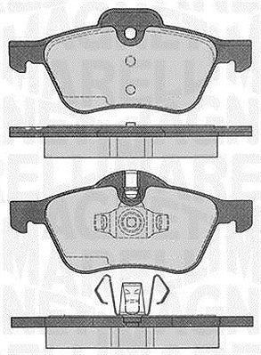 Magneti Marelli Bremsbelagsatz, Scheibenbremse [Hersteller-Nr. 363916060332] für Mini