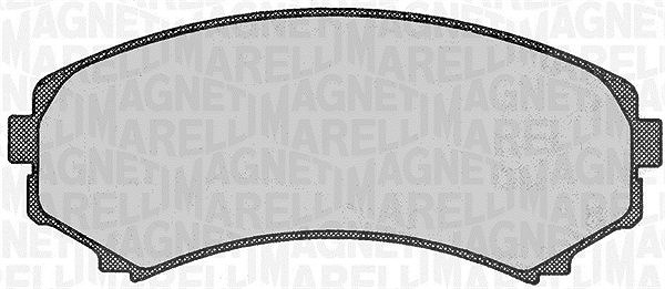 Magneti Marelli Bremsbelagsatz, Scheibenbremse [Hersteller-Nr. 363916060342] für Mazda, Mitsubishi