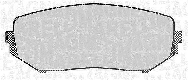 Magneti Marelli Bremsbelagsatz, Scheibenbremse [Hersteller-Nr. 363916060494] für Suzuki