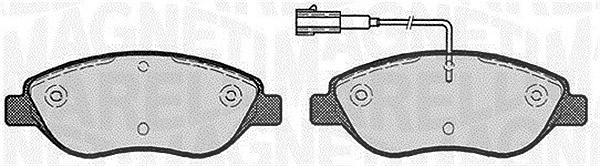 Magneti Marelli Bremsbelagsatz, Scheibenbremse [Hersteller-Nr. 363916060563] für Lancia, Alfa Romeo, Fiat