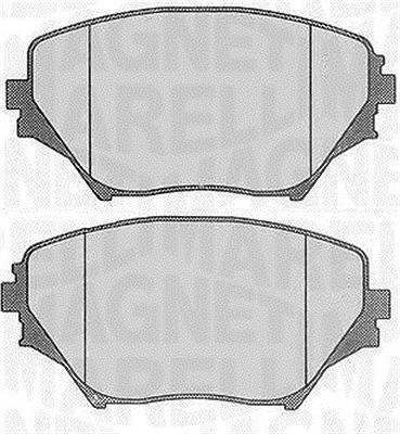 Magneti Marelli Bremsbelagsatz, Scheibenbremse [Hersteller-Nr. 363916060577] für Toyota