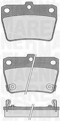 Magneti Marelli Bremsbelagsatz, Scheibenbremse [Hersteller-Nr. 363916060578] für Chery, Toyota, Dr
