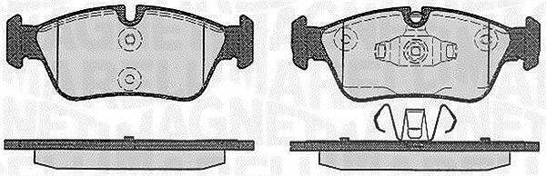 Magneti Marelli Bremsbelagsatz, Scheibenbremse [Hersteller-Nr. 363916060622] für BMW