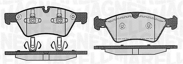 Magneti Marelli Bremsbelagsatz, Scheibenbremse [Hersteller-Nr. 363916060639] für Mercedes-Benz