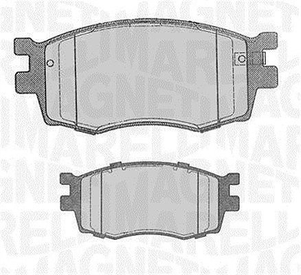 Magneti Marelli Bremsbelagsatz, Scheibenbremse [Hersteller-Nr. 363916060698] für Kia, Hyundai