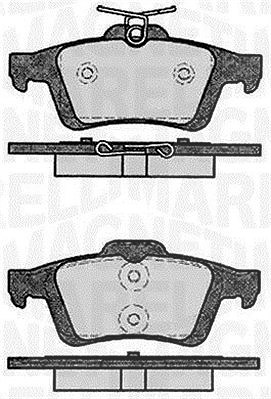Magneti Marelli Bremsbelagsatz, Scheibenbremse [Hersteller-Nr. 363916060796] für Opel, Mazda, Pontiac, Ford, Saab, Daimler, Cadillac, Chevrolet, Vauxh