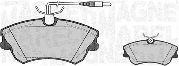 Magneti Marelli Bremsbelagsatz, Scheibenbremse [Hersteller-Nr. 363916060816] für Renault