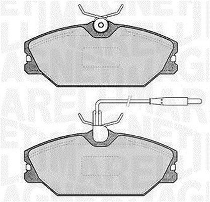 Magneti Marelli Bremsbelagsatz, Scheibenbremse [Hersteller-Nr. 363916060817] für Daewoo, Renault