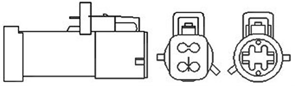 Magneti Marelli Lambdasonde [Hersteller-Nr. 466016355090] für Ford