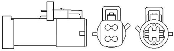 Magneti Marelli Lambdasonde [Hersteller-Nr. 466016355099] für Ford, Ford Usa