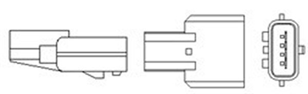 Magneti Marelli Lambdasonde [Hersteller-Nr. 466016355104] für Dacia, Renault