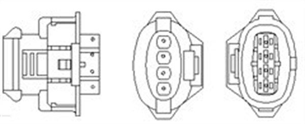 Magneti Marelli Lambdasonde [Hersteller-Nr. 466016355124] für Opel