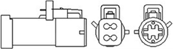 Magneti Marelli Lambdasonde [Hersteller-Nr. 466016355125] für Volvo, Ford