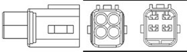 Magneti Marelli Lambdasonde [Hersteller-Nr. 466016355027] für Citroën, Peugeot, Toyota
