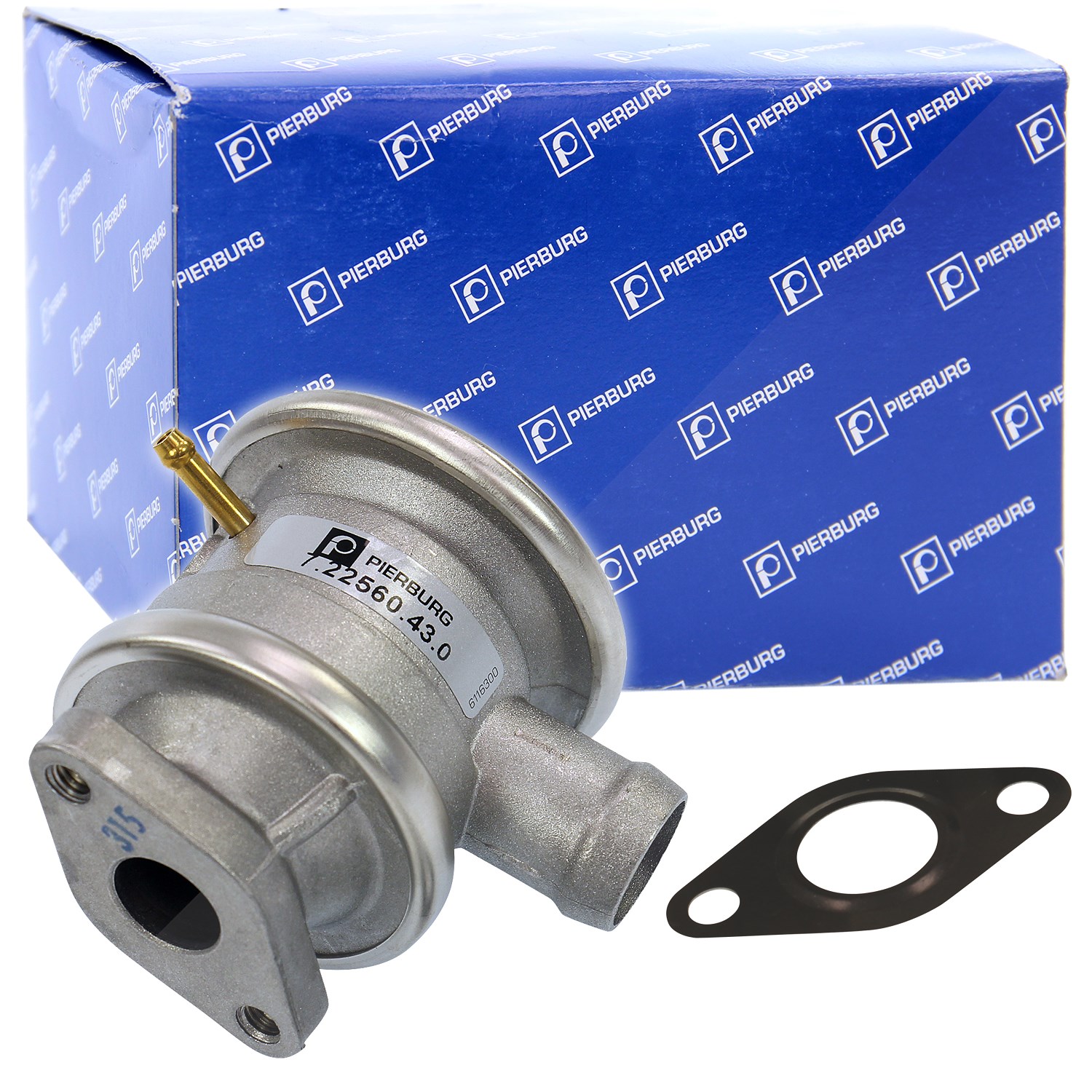 Pierburg Ventil, Sekundärluftpumpsystem [Hersteller-Nr. 7.22560.43.0] für Skoda, Seat, Audi, VW