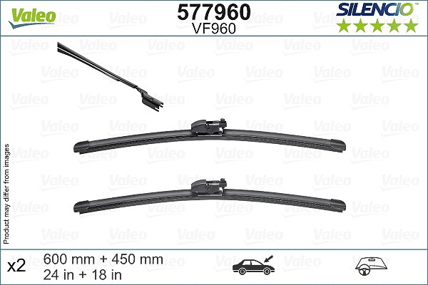 Valeo Wischblatt [Hersteller-Nr. 577960] für Mazda
