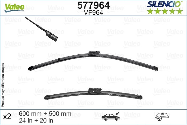 Valeo Wischblatt [Hersteller-Nr. 577964] für Volvo