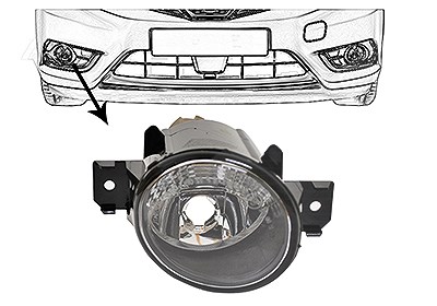 Van Wezel Nebelscheinwerfer [Hersteller-Nr. 3341998] für Nissan, Renault