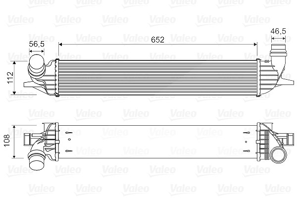 Valeo Ladeluftkühler [Hersteller-Nr. 818330] für Renault