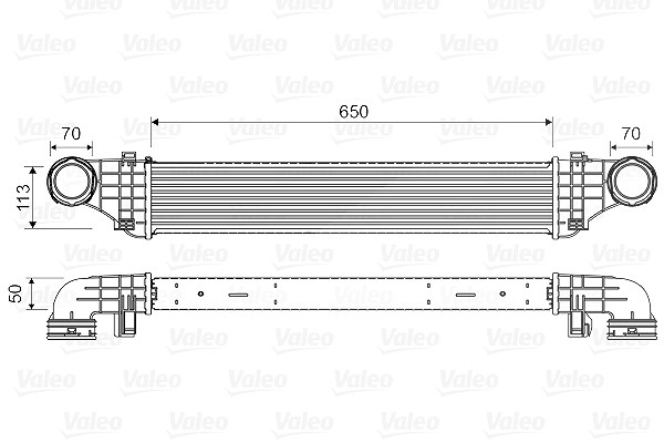 Valeo Ladeluftkühler [Hersteller-Nr. 818337] für Mercedes-Benz