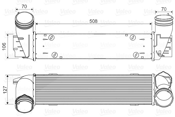 Valeo Ladeluftkühler [Hersteller-Nr. 818342] für BMW