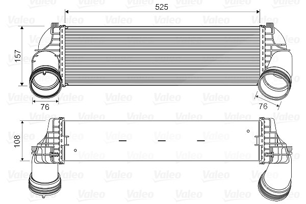Valeo Ladeluftkühler [Hersteller-Nr. 818562] für BMW