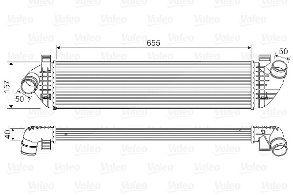 Valeo Ladeluftkühler [Hersteller-Nr. 818571] für Volvo