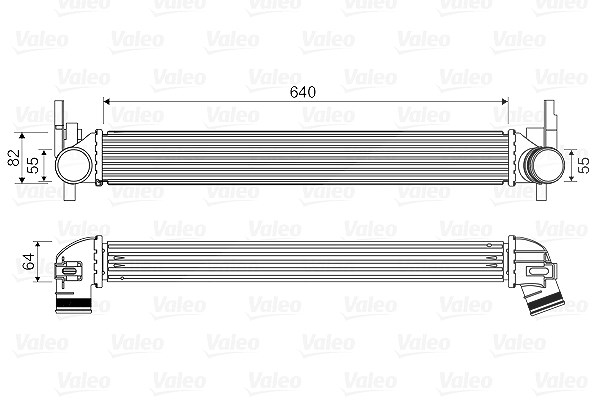 Valeo Ladeluftkühler [Hersteller-Nr. 818574] für Skoda, VW, Seat, Audi