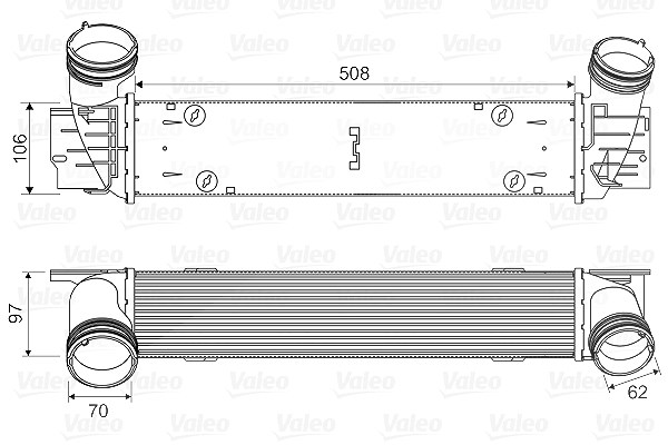 Valeo Ladeluftkühler [Hersteller-Nr. 818594] für BMW