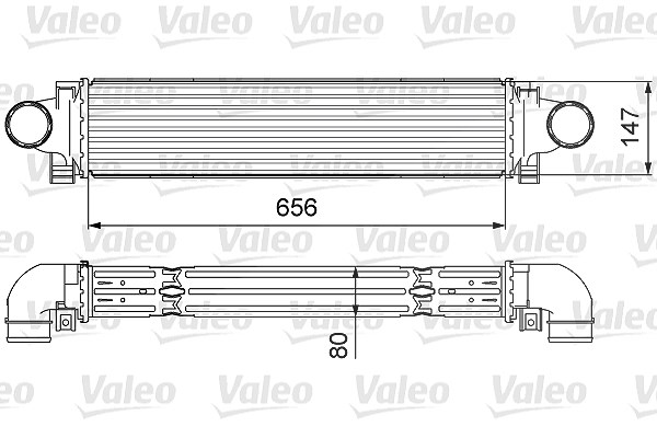 Valeo Ladeluftkühler [Hersteller-Nr. 818646] für Volvo