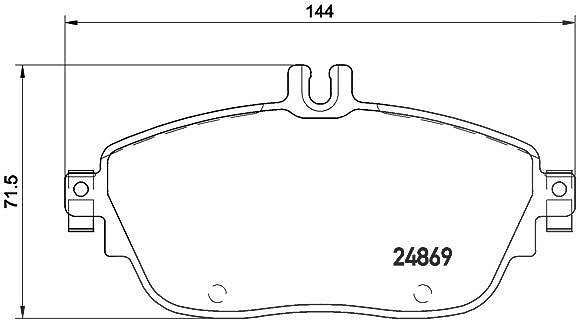 Brembo Bremsbelagsatz Xtra, Vorne Größe 19 P 50 093X - Bild 11