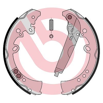 Brembo Bremsbackensatz [Hersteller-Nr. S83570] für Mahindra, Toyota