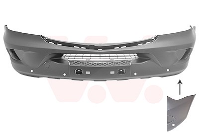 Van Wezel Stoßfänger [Hersteller-Nr. 3083576] für Mercedes-Benz