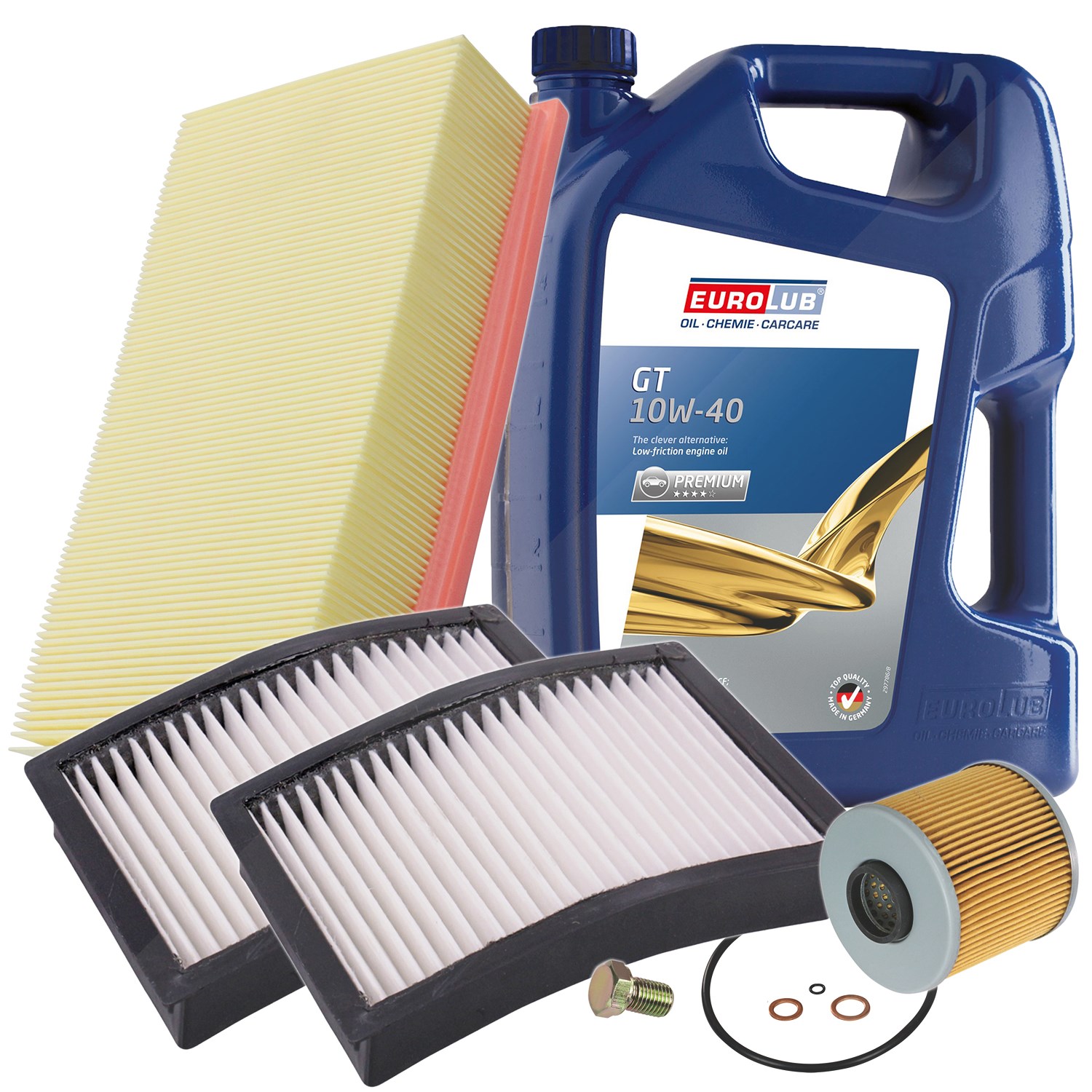 Bestprice Inspektionspaket Filtersatz SET A + 5l ÖL [Hersteller-Nr. 10493665] für BMW