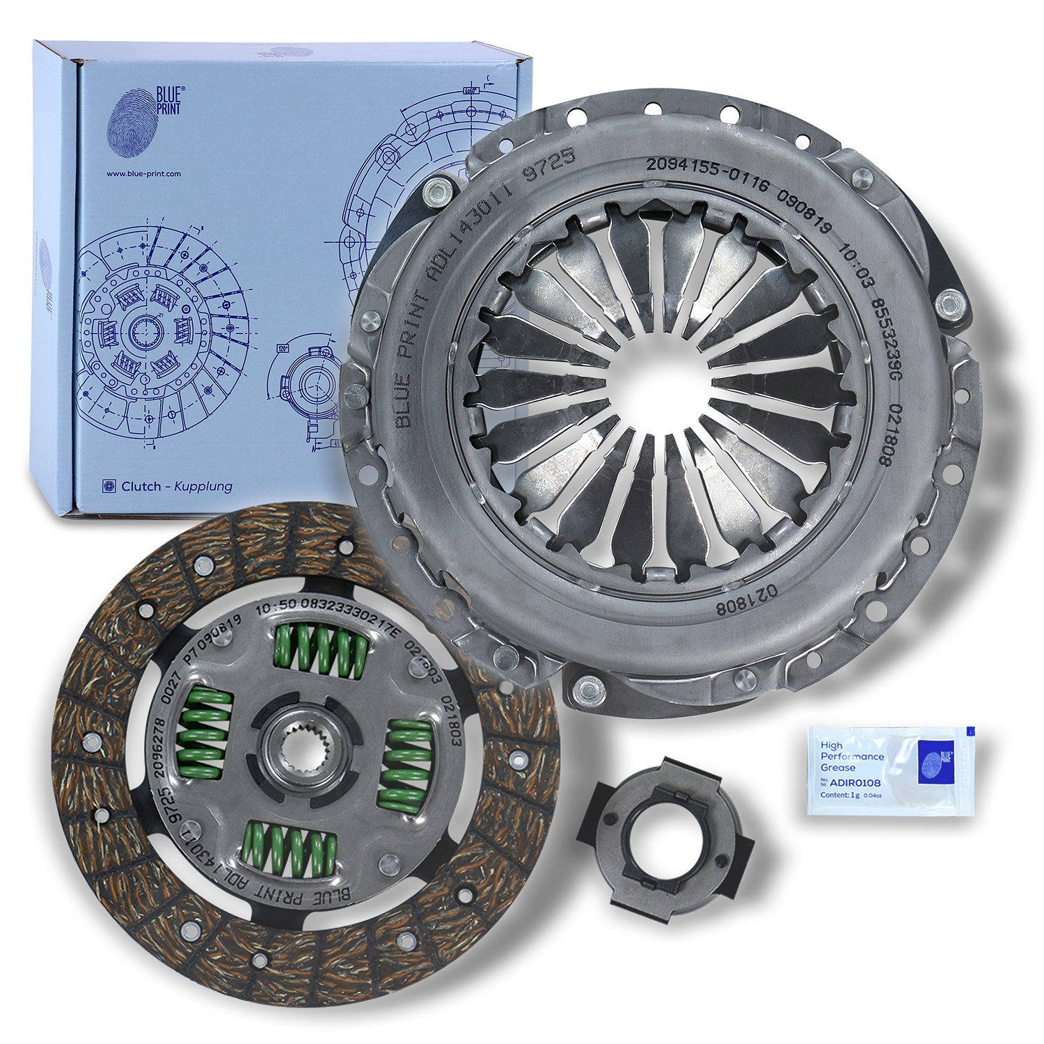 Blue Print Kupplungssatz [Hersteller-Nr. ADL143011] für Lancia, Fiat