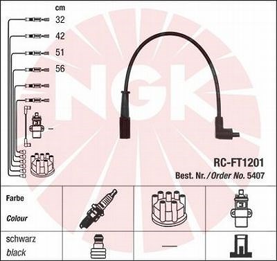 Ngk Zündleitungssatz [Hersteller-Nr. 5407]