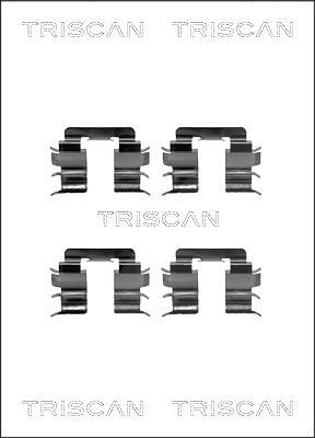 Triscan Zubehörsatz, Scheibenbremsbelag [Hersteller-Nr. 8105141587] für Nissan