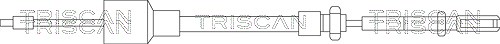 Triscan Seilzug, Betriebsbremse [Hersteller-Nr. 814090118]