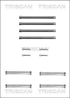 Triscan Zubehörsatz, Scheibenbremsbelag [Hersteller-Nr. 8105171003] für Land Rover