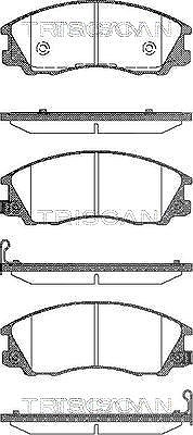 Triscan Bremsbelagsatz, Scheibenbremse [Hersteller-Nr. 811043019] für Hyundai