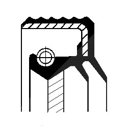 Corteco Wellendichtring, Differential ERSTAUSRÜSTERQUALITÄT [Hersteller-Nr. 49364109]